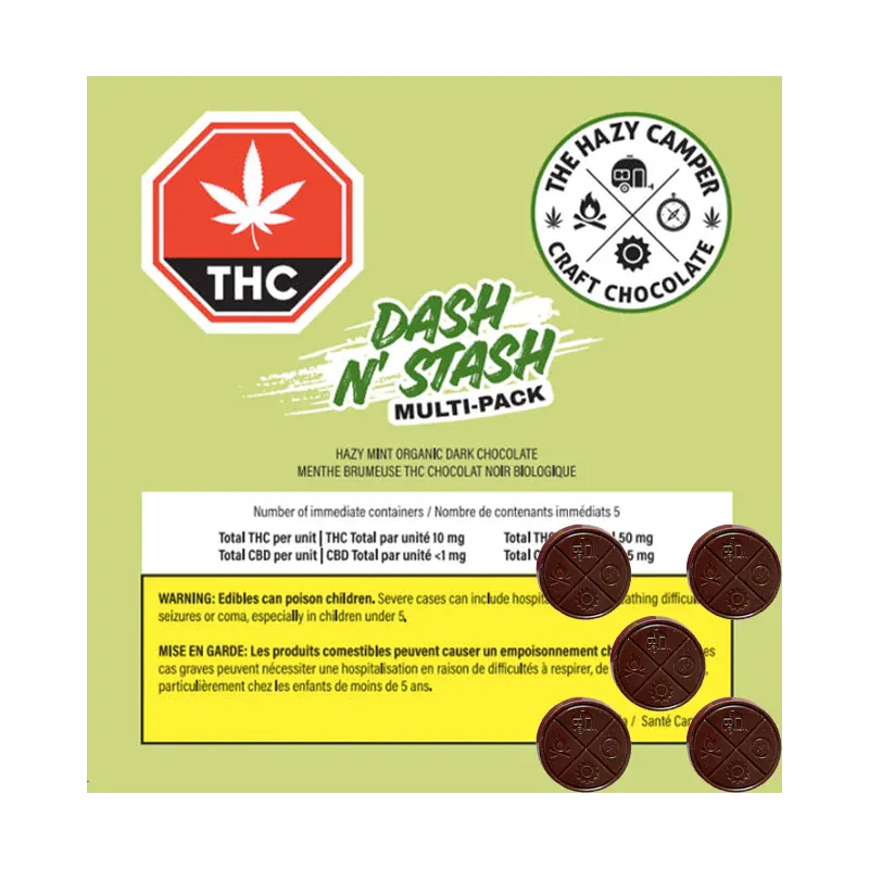 The Hazy Camper - Hazy Mint THC Chocolates