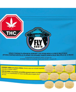 Fly North - Space Tokens Platinum Blueberry Live Rosin Gummies (INDICA)