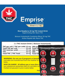 Emprise Rapid - Blue Raspberry 10 THC Instant Drink (HYBRID)
