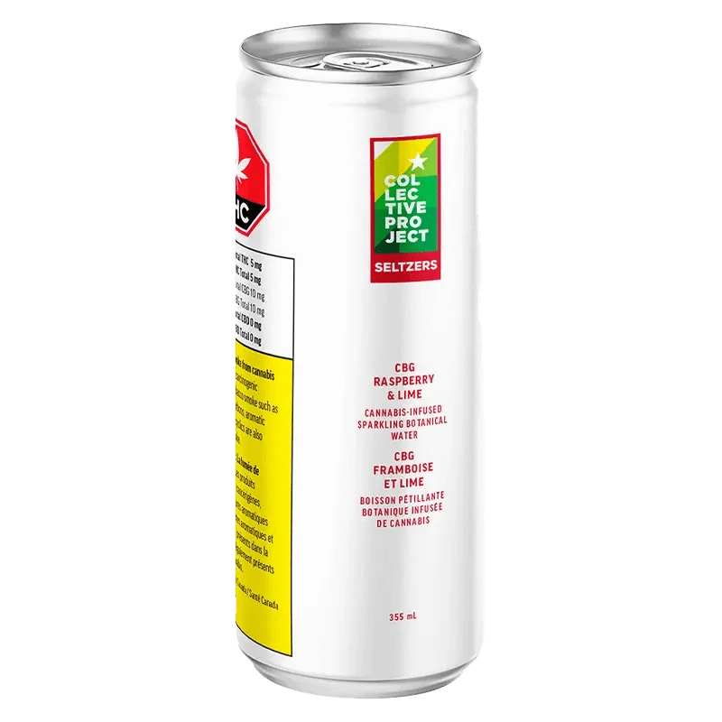 Collective Project - CBG Raspberry & Lime Sparkling Botanical Water (HYBRID)