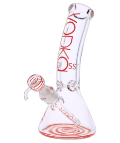 Alternative view of Vodka - Vodka 9mm Bent Neck Water Pipe - Red - 12in.