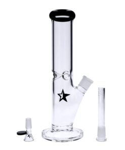 Famous X - Famous X Straight Water Pipe - Clear - 12in.