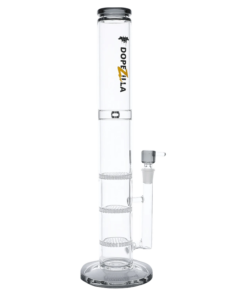 Alternative view of Dopezilla - Dopezilla Cerberus Water Pipe - Black - 16in.