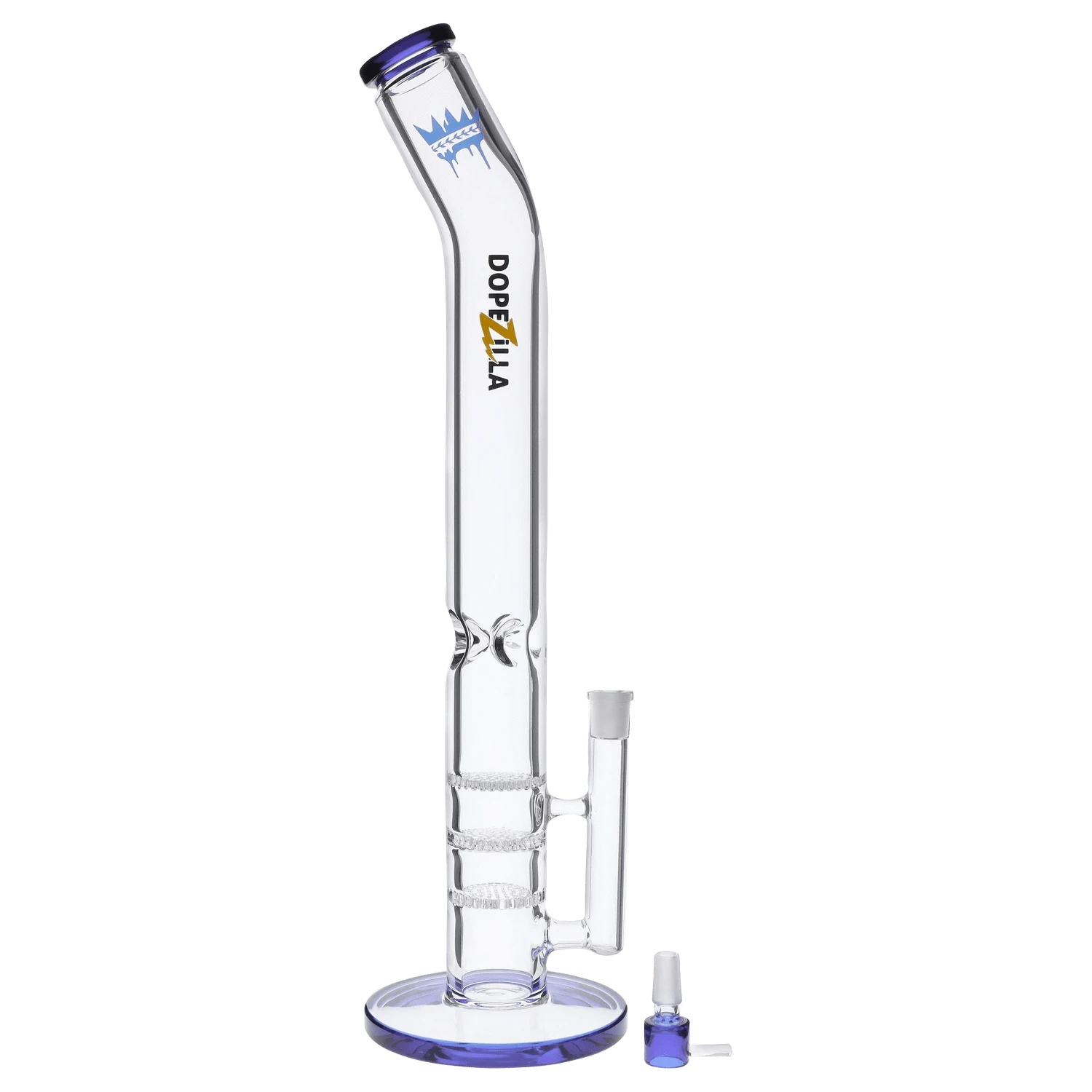 Dopezilla - Dopezilla Titans Cronus Water Pipe Dark Blue 20 in. - Image 7