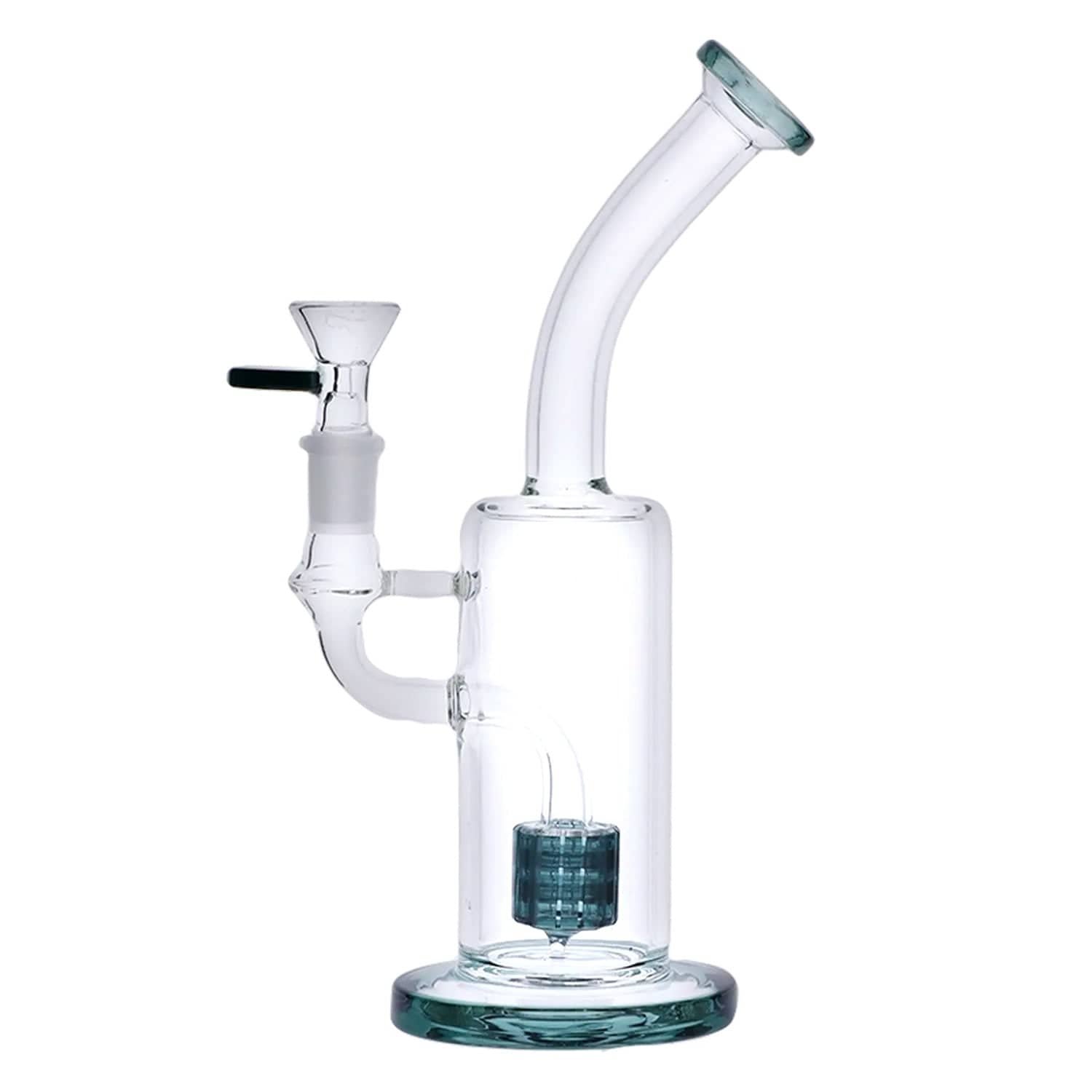 Valiant - Valiant Beaker Water Pipe w/ Perc - Milky Blue - 11in.