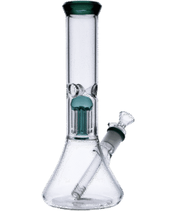 Alternative view of Valiant - Valiant Beaker Water Pipe w/ Perc - Teal - 11in.