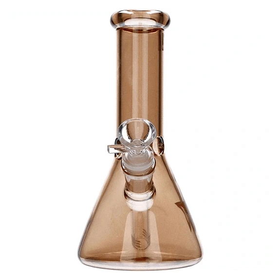 Famous Design - Famous Design Gold Beaker Water Pipe - Gold Fume - 8in. - Image 3