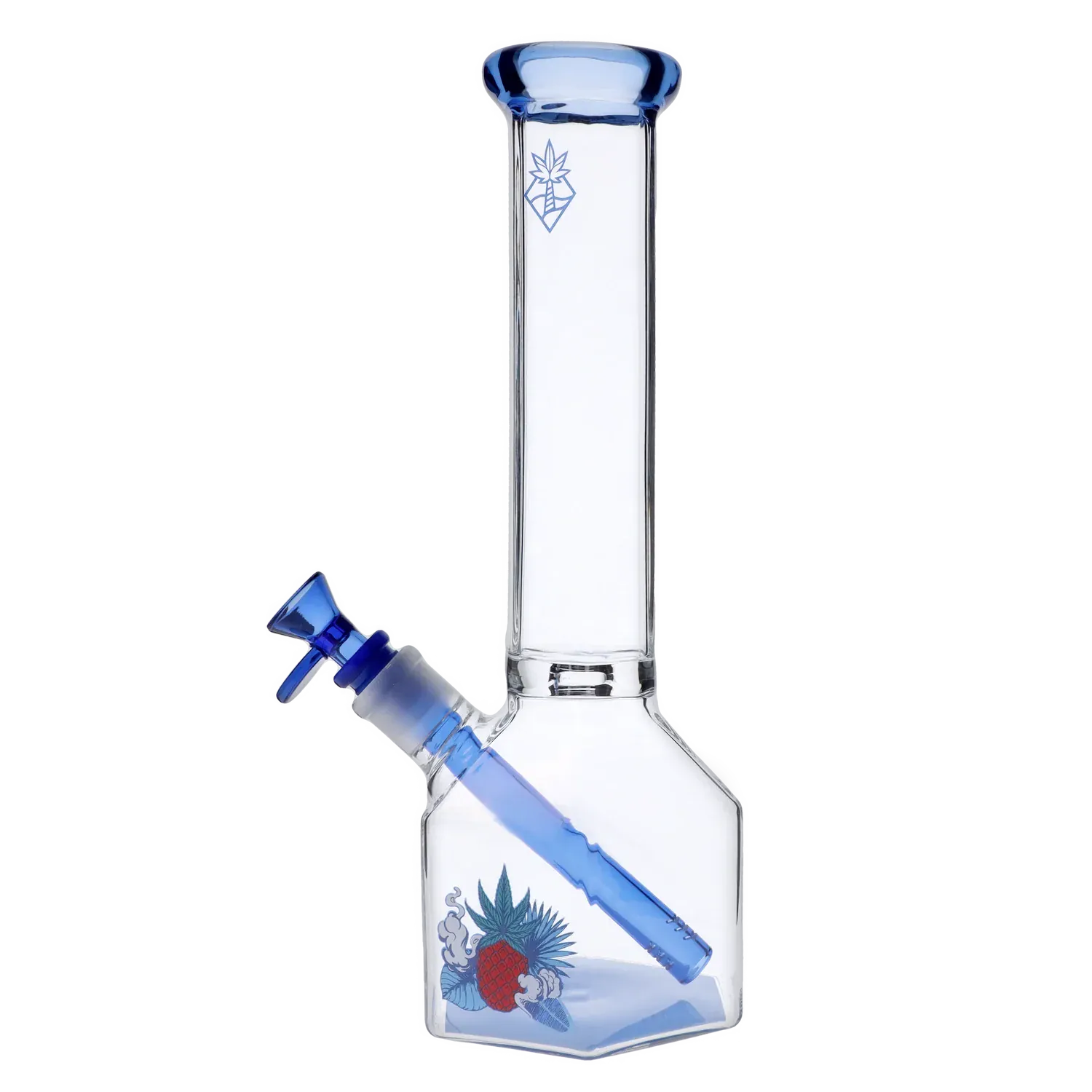 Cabana Cannabis Co. - Cabana Cannabis Co. Pineapple Water Pipe Light Blue - 12in