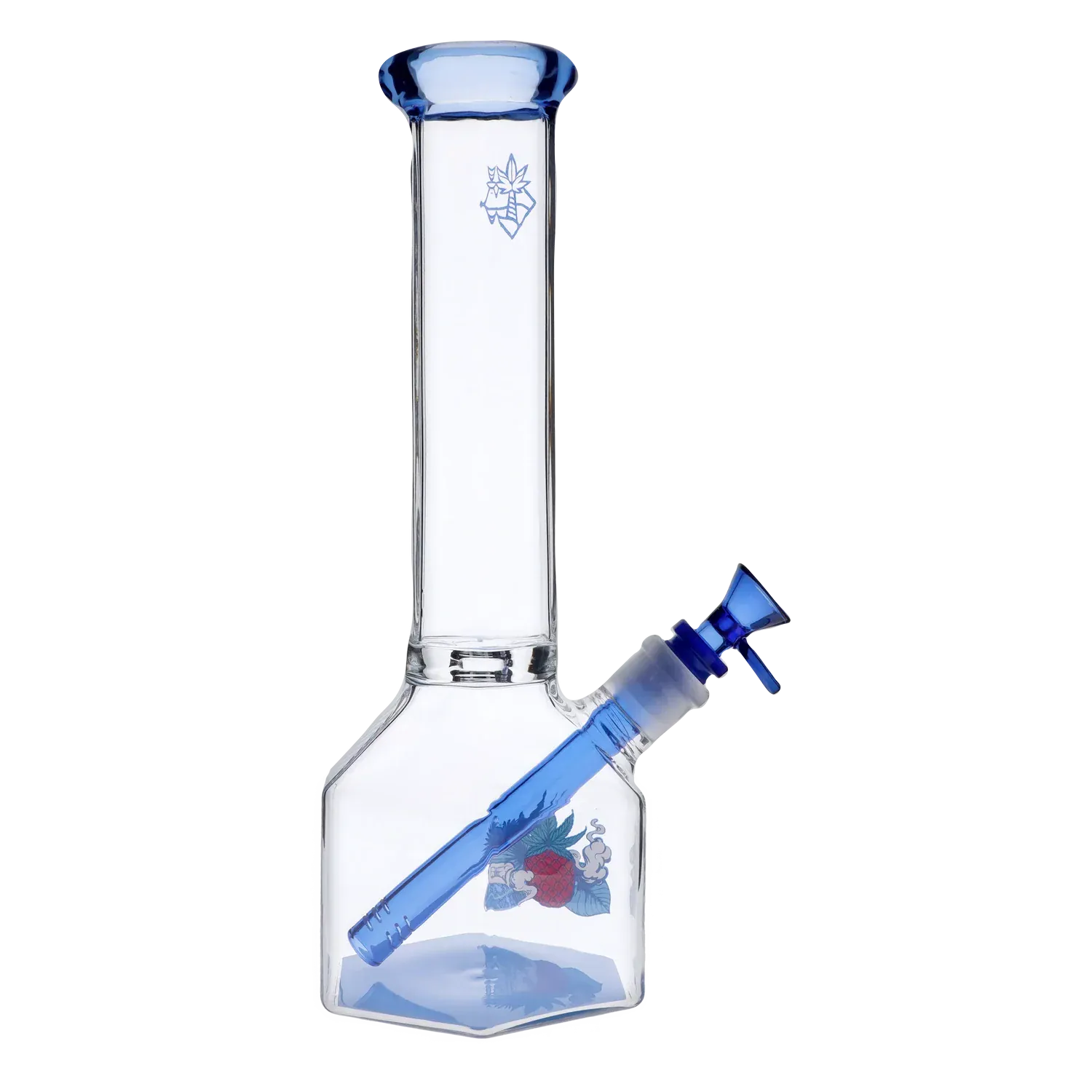 Cabana Cannabis Co. - Cabana Cannabis Co. Pineapple Water Pipe Light Blue - 12in - Image 6