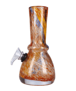 Valiant - Valiant Soft Glass Speckled Water Pipe - 6in.