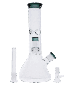 Valiant - Valiant Beaker Water Pipe w/ Honeycomb - Blue - 11in.
