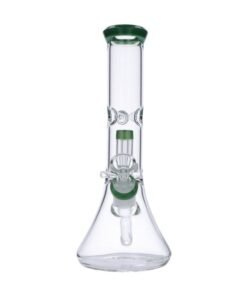 Valiant - Valiant Beaker Water Pipe w/ Honeycomb Perc - Jade - 11in.
