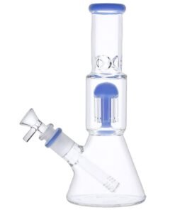 Valiant - Valiant Beaker Water Pipe w/ Tree Perc - Milky Blue - 10in.