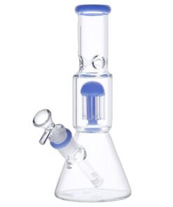 Alternative view of Valiant - Valiant Beaker Water Pipe w/ Tree Perc - Milky Blue - 10in.
