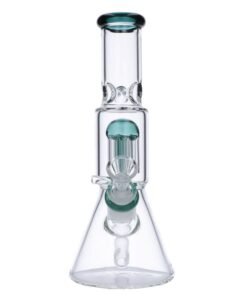Valiant - Valiant Beaker Water Pipe w/ Tree Perc - Teal - 10in.