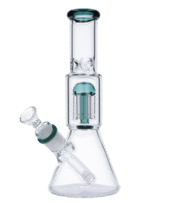 Alternative view of Valiant - Valiant Beaker Water Pipe w/ Tree Perc - Teal - 10in.