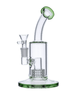 Alternative view of Valiant - Valiant Bent Neck Water Pipe - Green - 8in.