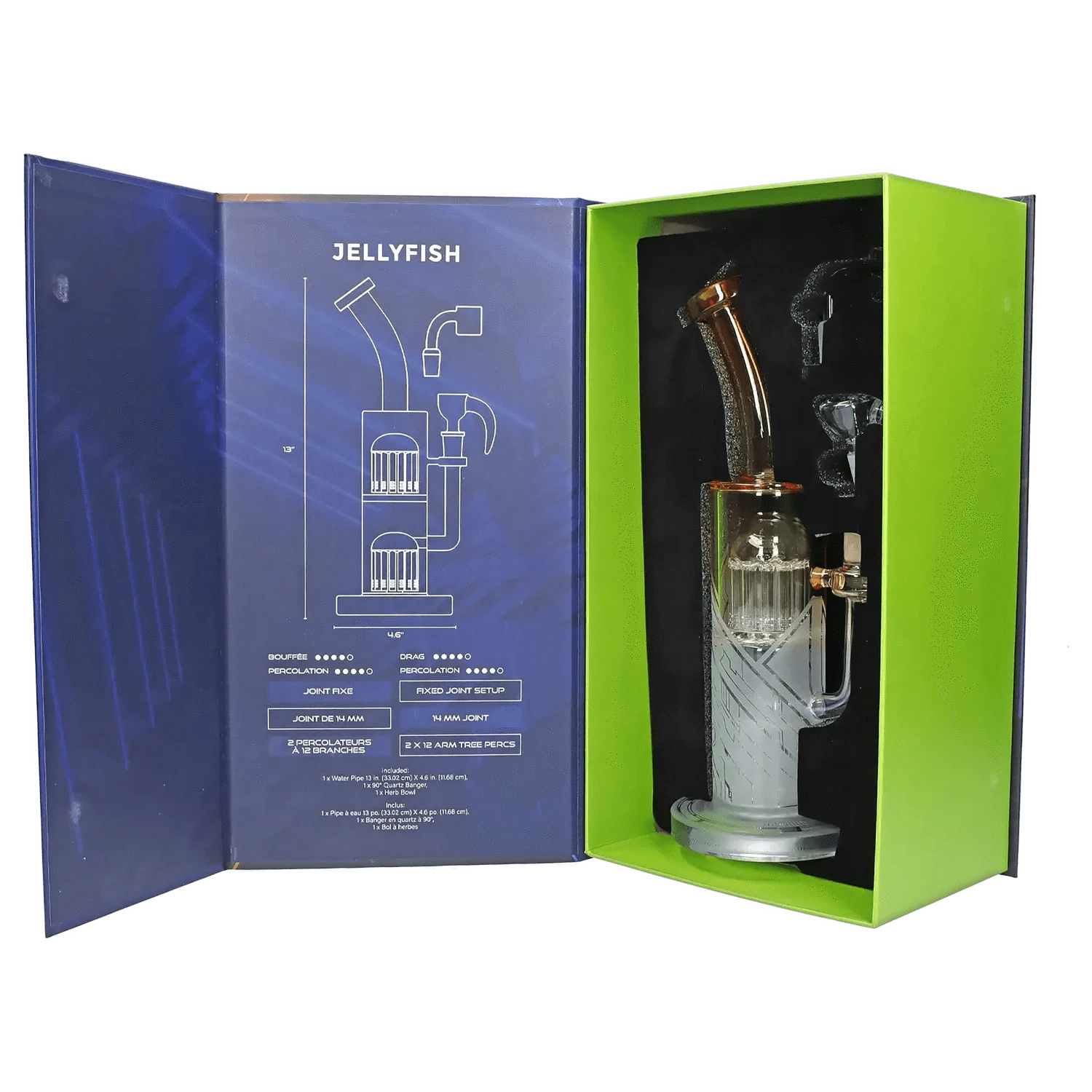 Hue - Hue Special Edition Dual Use Water Pipe - 13" - Image 8