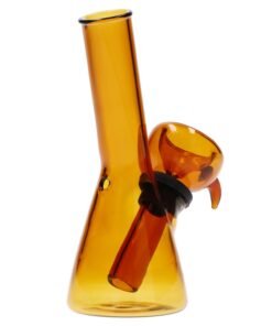 Alternative view of Valiant - Valiant Mini Water Pipe - Amber - 4.3in.