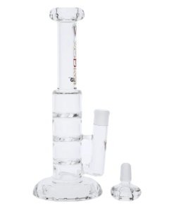 Vodka - Vodka Sapphero Stemless Water Pipe w/ Triple Turbines - 12in.