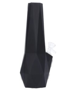 Alternative view of Valiant - Valiant Diamond Silicone Water Pipe - Black - 10in.