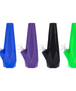 Valiant - Valiant Diamond Silicone Water Pipe - Assorted - 10in.
