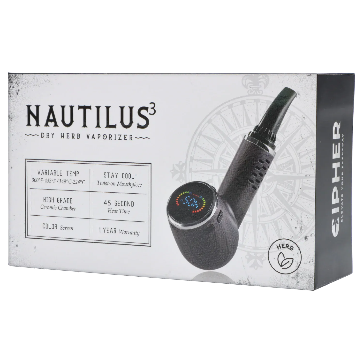 Cipher - Cipher Nautilus V3 Dry Herb Vaporizer - Black Wood - Image 11