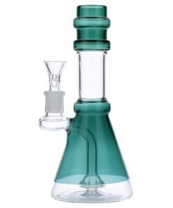 Valiant - Valiant Dual Use Water Pipe w/ Bowl & Banger - Teal - 8in.