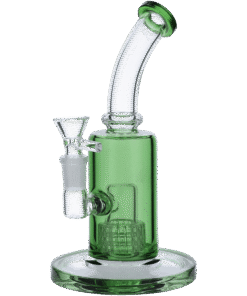 Valiant - Valiant Bent Neck Water Pipe - Green - 8in.