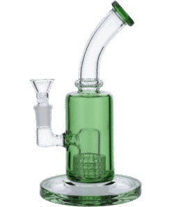 Alternative view of Valiant - Valiant Bent Neck Water Pipe - Green - 8in.