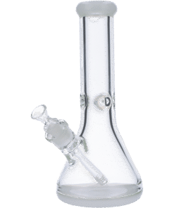Valiant - Valiant Colored Base Beaker Water Pipe - White - 12in.