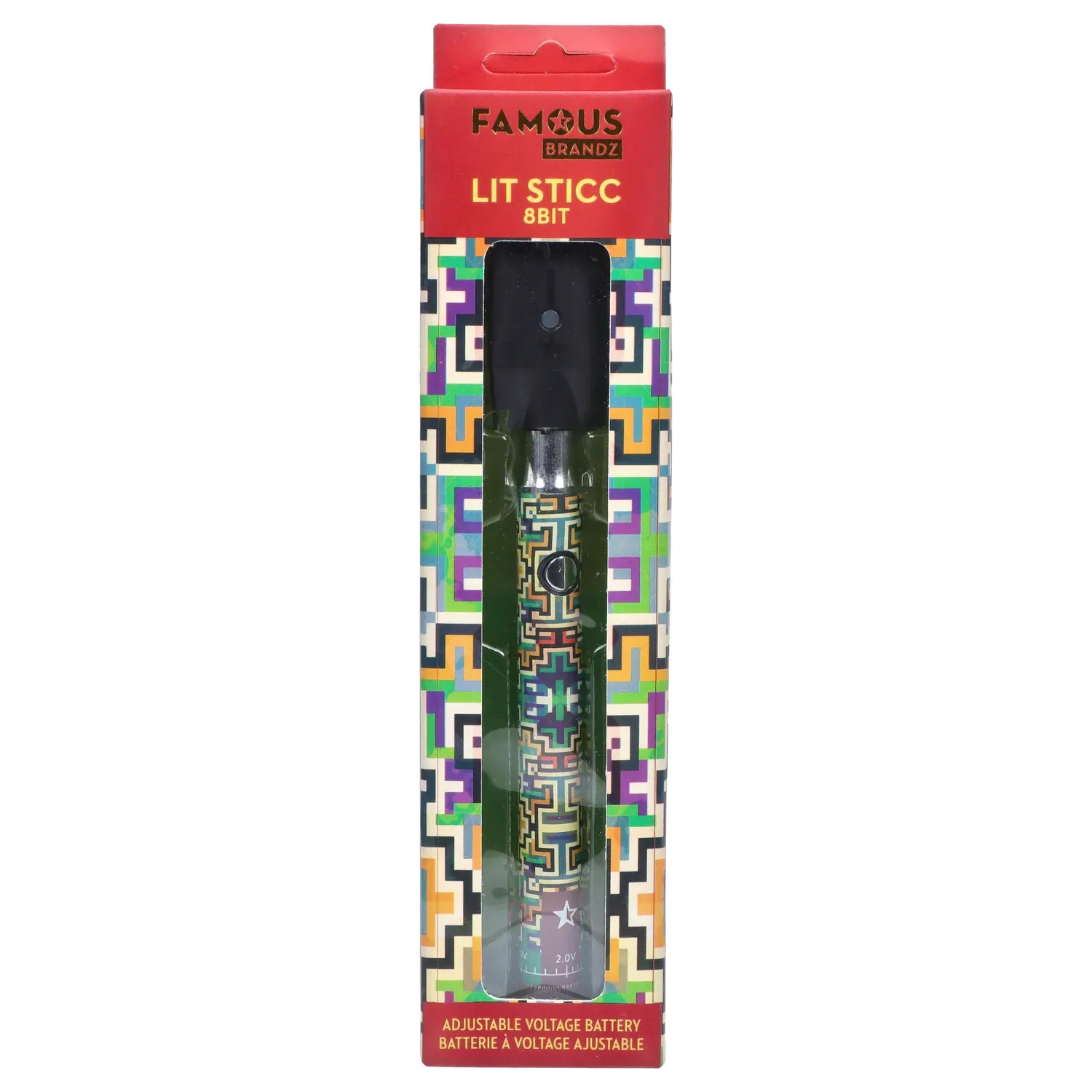 Famous Design - Famous Design Lit Sticc VV Battery - Mixed Design - Image 6