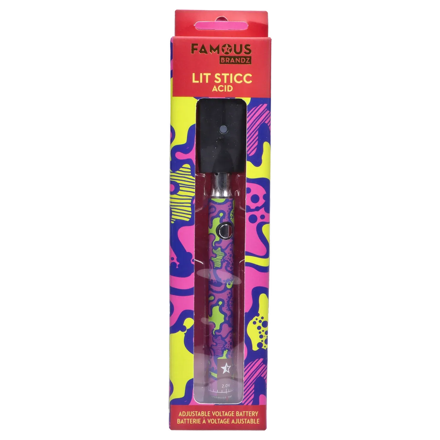 Famous Design - Famous Design Lit Sticc VV Battery - Mixed Design - Image 2