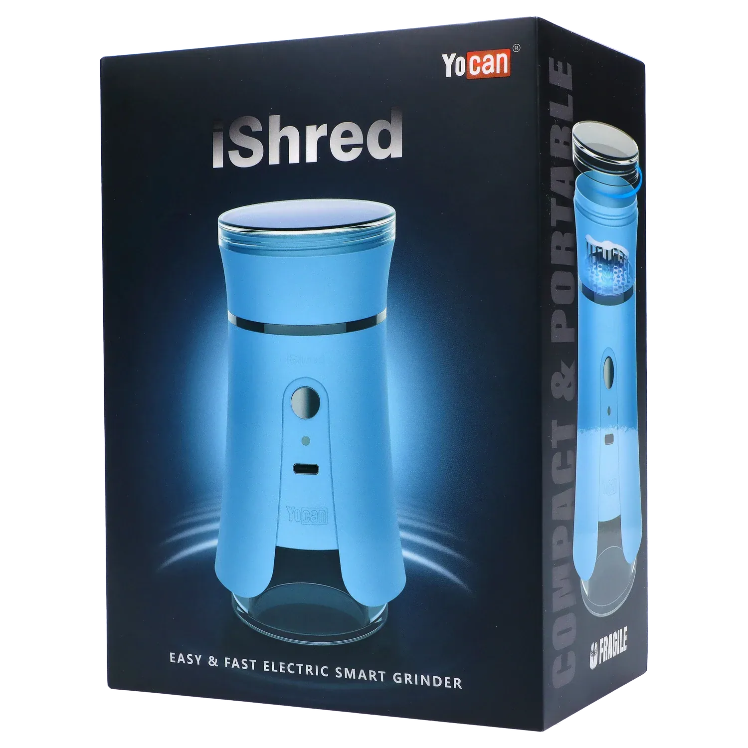 Yocan - Yocan iShred Electronic Grinder – Blue - Image 5