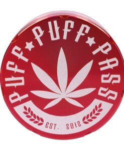 Puff Puff Pass - Puff Puff Pass Aluminum 4pc Grinder - Red - 62mm