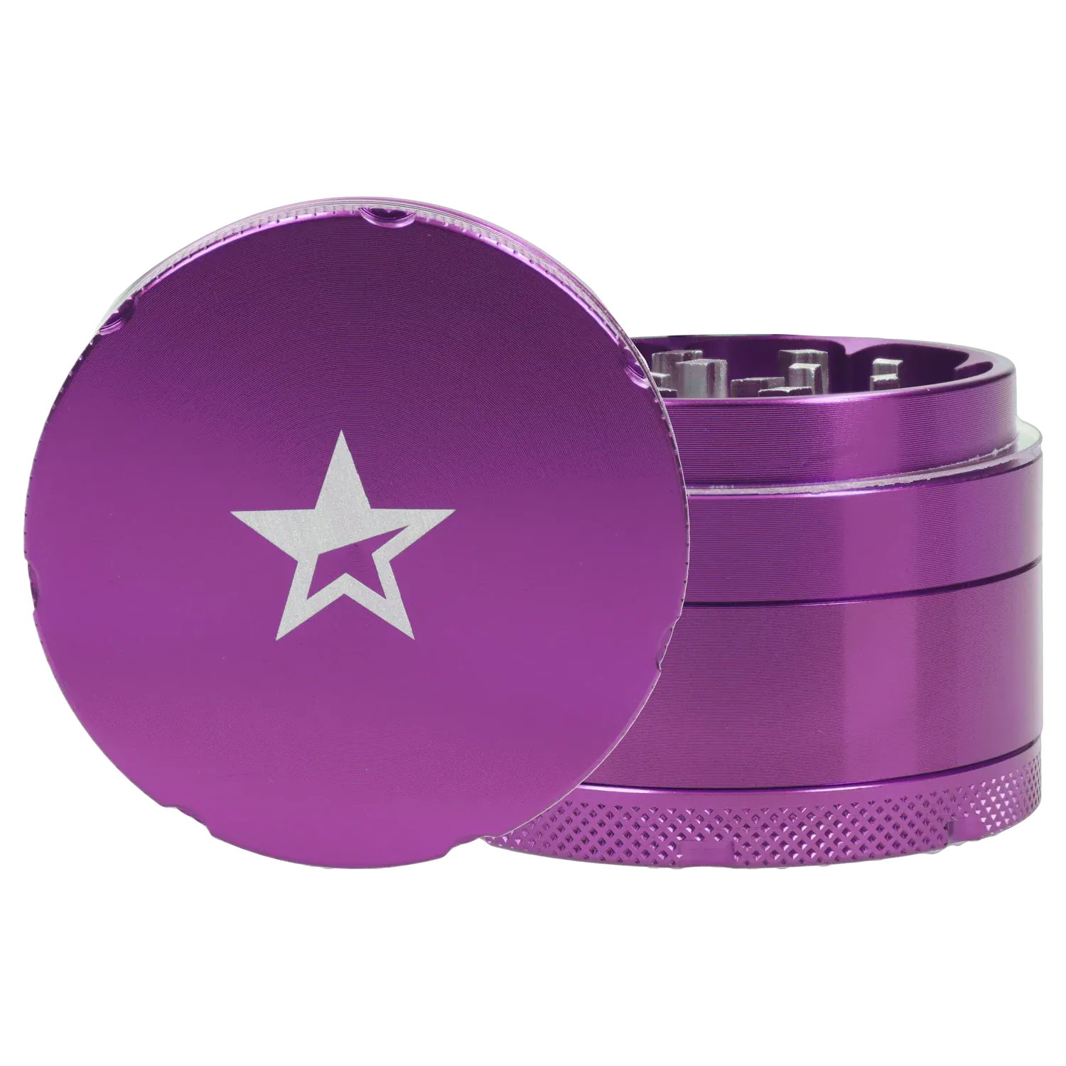 Famous X - Famous X 4 pc Grinder -Purple - 50mm - Image 3
