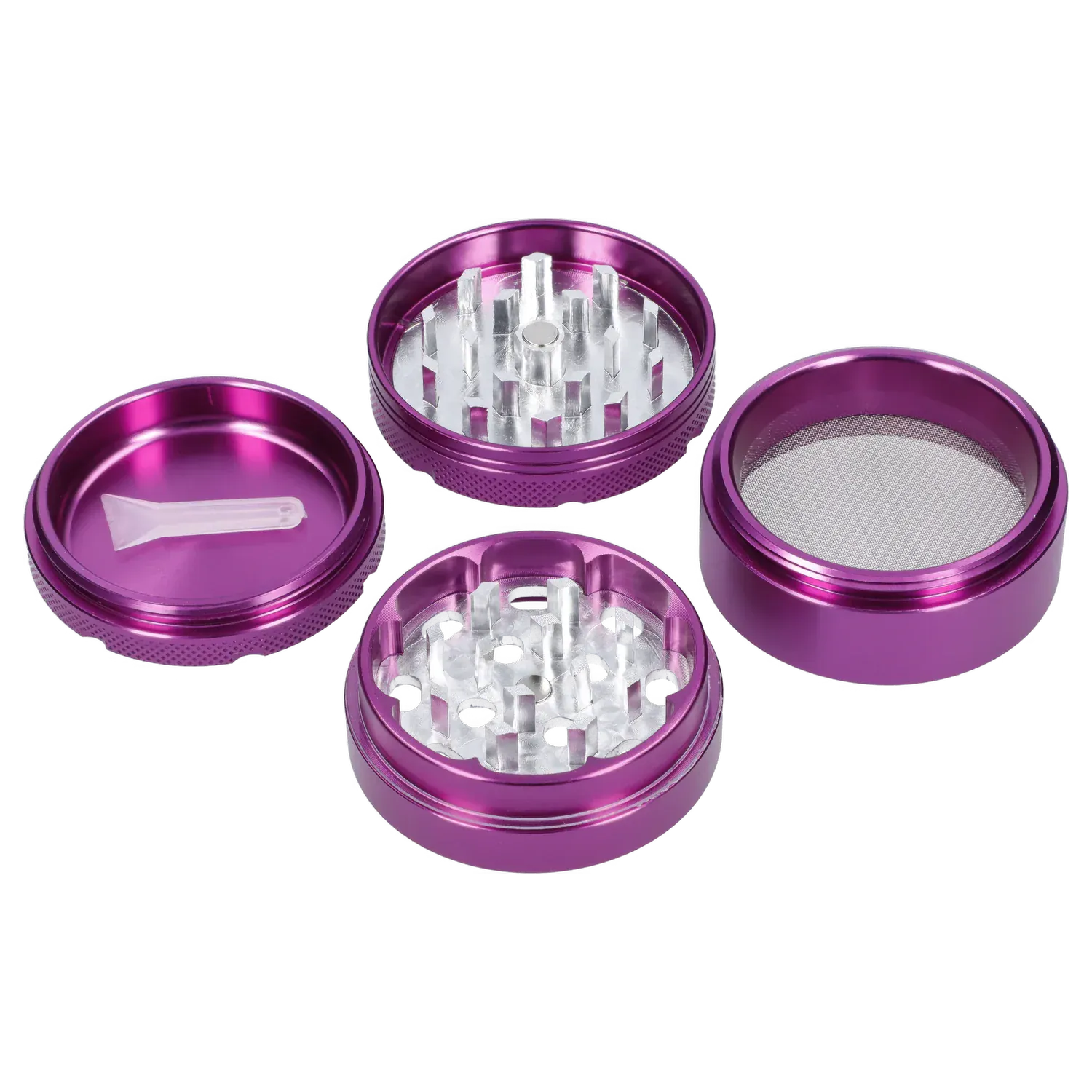 Famous X - Famous X 4 pc Grinder -Purple - 50mm - Image 5