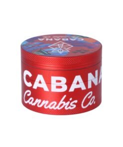 Cabana Cannabis Co. - Cabana Cannabis Co The Dawn 4pc Grinder-Red-55mm
