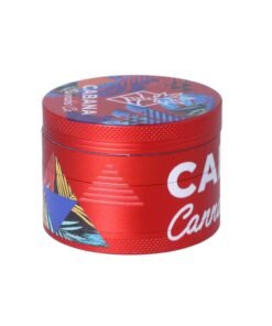 Alternative view of Cabana Cannabis Co. - Cabana Cannabis Co The Dawn 4pc Grinder-Red-55mm