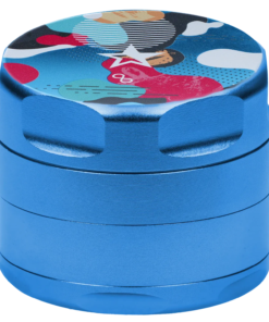 Famous Design - Famous Design Aquarius Aluminum 4 pc Grinder - Aqua