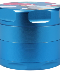 Alternative view of Famous Design - Famous Design Aquarius Aluminum 4 pc Grinder - Aqua
