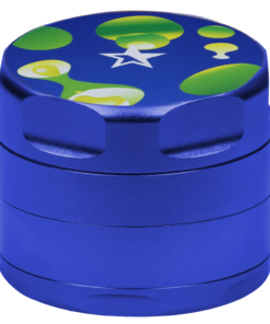 Famous Design - Famous Design Privilege Aluminum 4pc Grinder - Blue