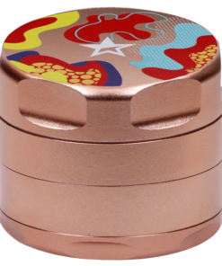 Famous Design - Famous Design Papaya Aluminum 4pc Grinder - Rose Gold