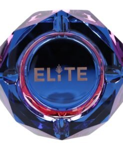 Elite - Elite Crystal Ashtray - Gold - 3.9in