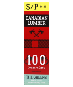 Canadian Lumber - Canadian Lumber - Greens Papers - Mini Cone Tower - 84/26 - Small - 100/bx