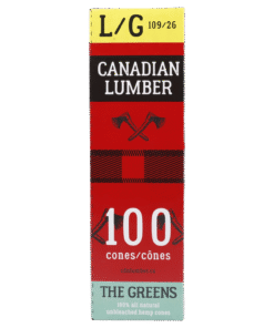 Canadian Lumber - Canadian Lumber-Greens/Hemp - 109/26 - Large - mini tower of 100 cones