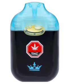Alternative view of Queen of Bud - Blue Topaz Liquid Crystals Disposable Vape (INDICA)