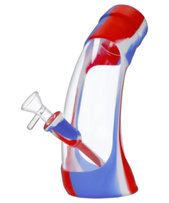 Alternative view of Valiant - Valiant Silicone & Acrylic Water Pipe - Assorted - 8.5in.