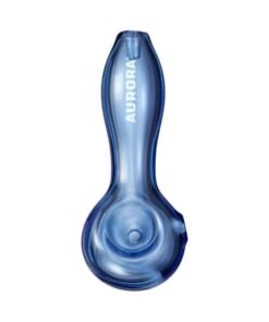 Aurora - Aurora Classic Spoon Pipe - Blue - 4in.