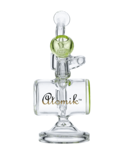 Alternative view of Atomik - Atomik Hyacinth Recycler Dab Rig - Apple Green